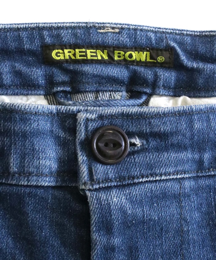 【日本製】グリーンボウル【GREEN BOWL】 Stretch Denim Tapered Pants