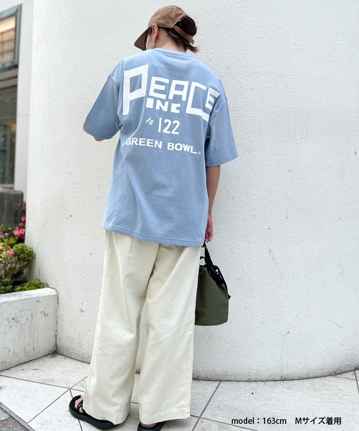 【日本製】グリーンボウル 【GREEN BOWL】Big Silhouette T-shirts