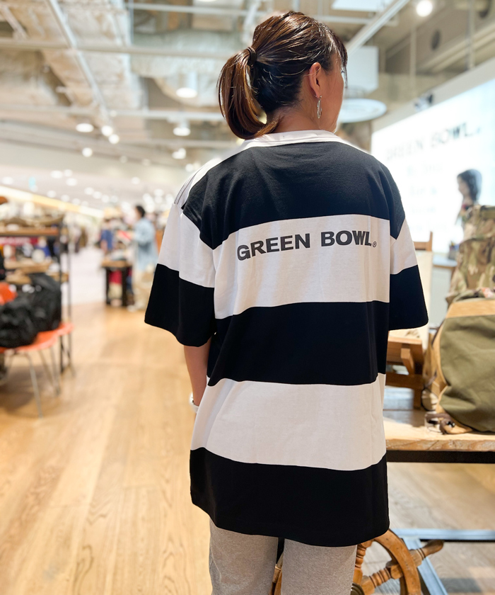 グリーンボウル 【GREEN BOWL】Border Pattern T-shirts