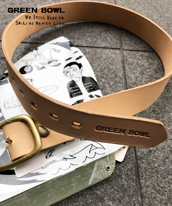 GREEN BOWL Leather Belt 쥶٥ ꡼ܥ 쥶 ٥ ǥ  ᡼б