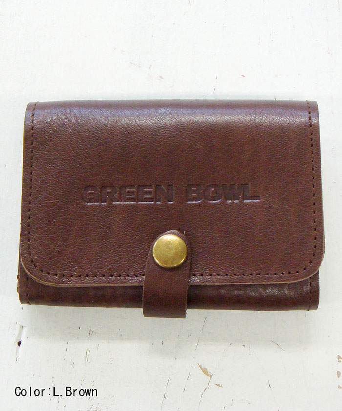 GREEN BOWL グリーンボウル レザー カード ケース