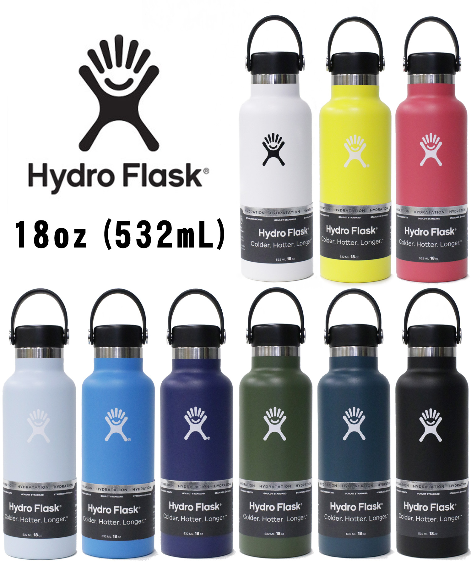 Hydro FlaskHYDRATION 18oz Standard Mouthhydroflask ϥɥե饹ɥ󥯥ܥȥ ƥ쥹ܥȥ ޥܥȥ  쥸㡼 ݲ  ˡ ȥ٥ 襬 ι  ȥɥ 襬 եåȥͥ ޥܥȥ ࡡ졡 ե ץ쥼ȥե ե £ʪ