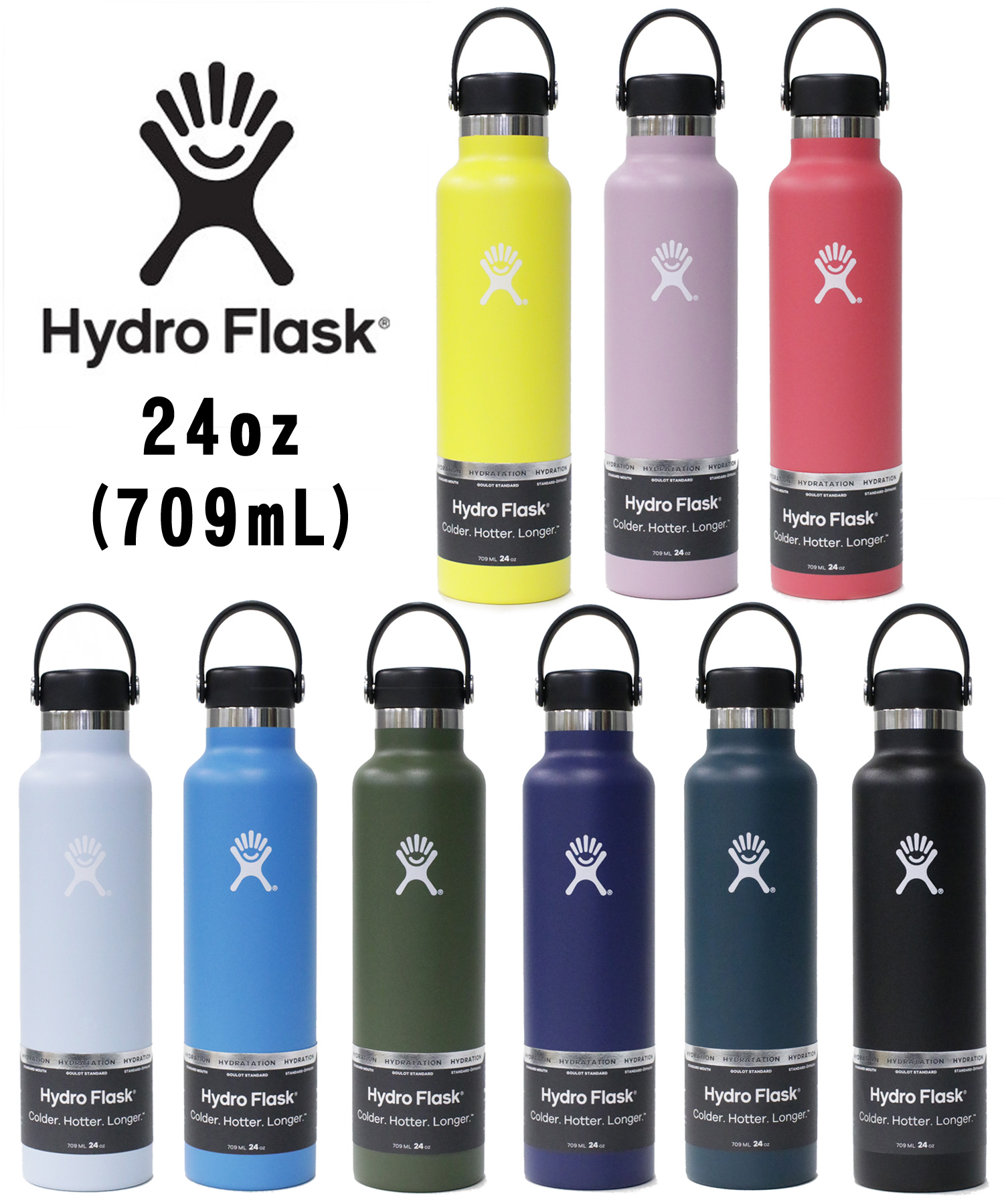 Hydro FlaskHYDRATION 24oz Standard Mouthhydroflask ϥɥե饹ɥ󥯥ܥȥ ƥ쥹ܥȥ ޥܥȥ  쥸㡼 ݲ  ˡ ȥ٥ 襬 ι  ȥɥ 襬 եåȥͥ ޥܥȥ ࡡ졡 ե ץ쥼ȥե ե £ʪ