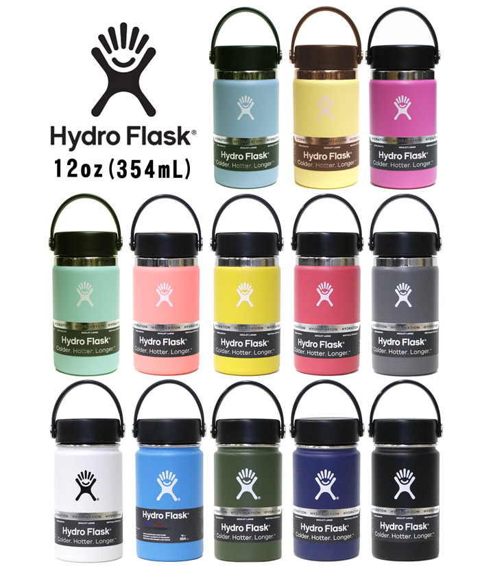 【Hydro Flask】HYDRATION 12 oz Wide Mouth