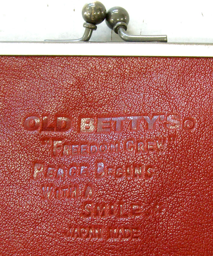 【日本製】OLD BETTY’S オールドベティーズ Leather Wallet Pouch