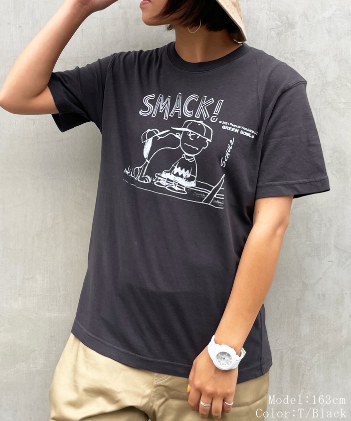 スヌーピー【SNOOPY】Vintage-like T-shirts