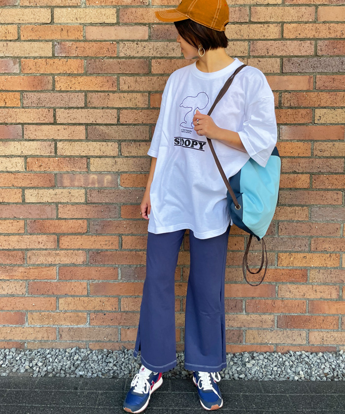 スヌーピー【SNOOPY】Embroidery Big T-shirts