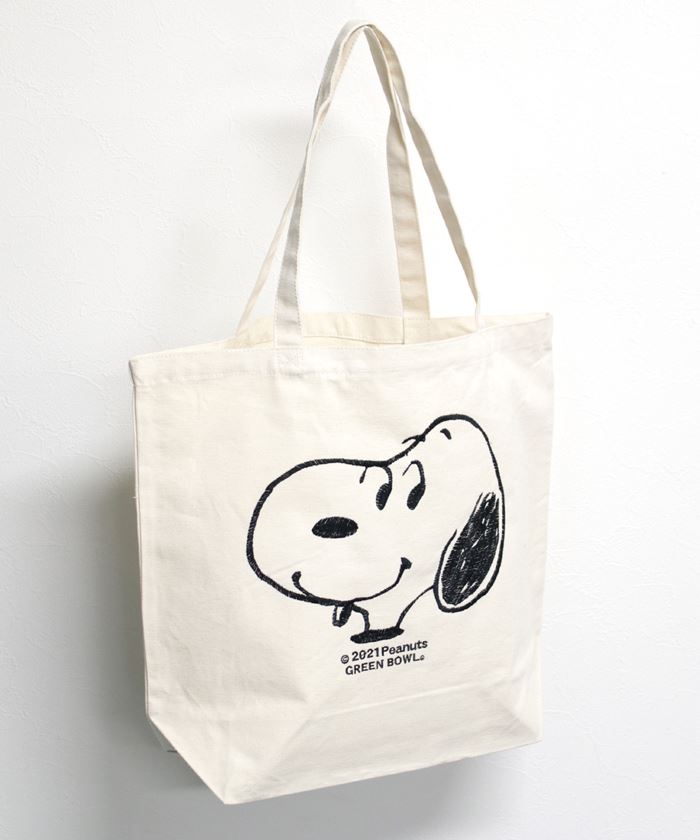 スヌーピー【SNOOPY】Embroidery Tote Bag