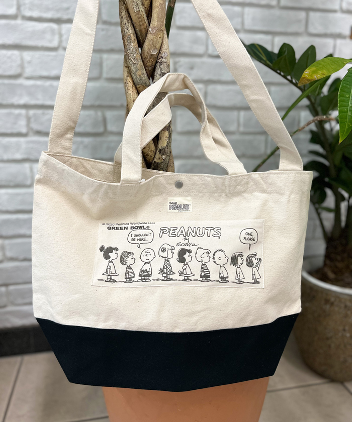 スヌーピー【SNOOPY】Canvas Shoulder Tote Bag