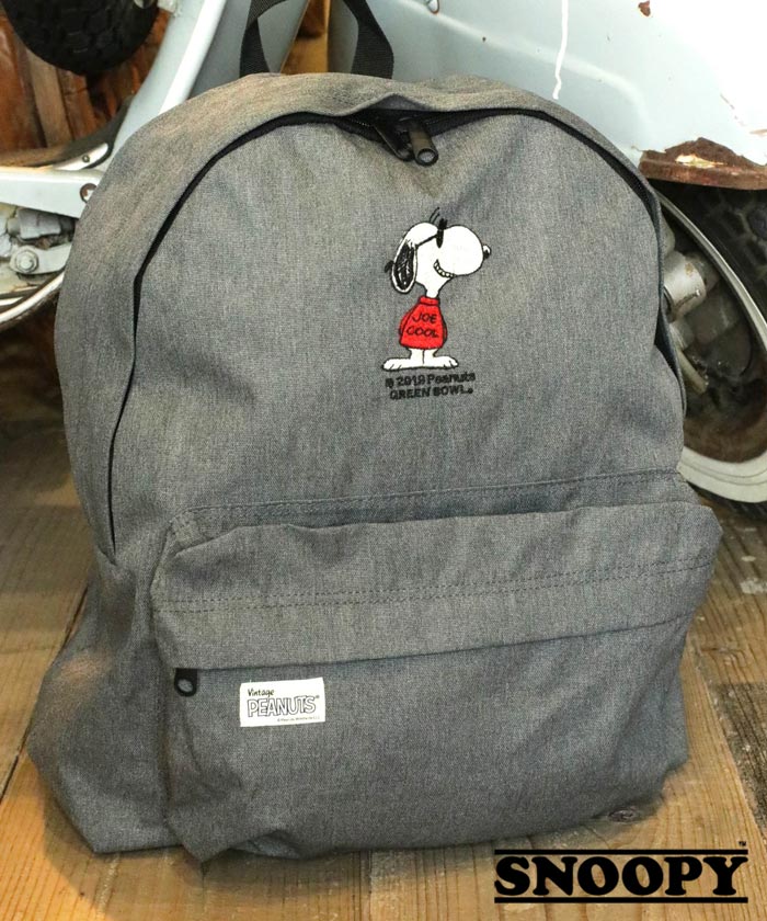 スヌーピー 【SNOOPY】 SNOOPY Embroidery Backpack(JOE COOL)