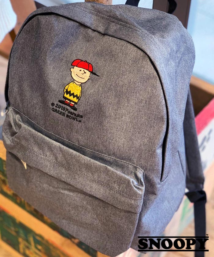 ̡ԡ SNOOPYSNOOPY Embroidery Backpack(CHARLIE BROWN)̡ԡ å ɥ٥ƥɽ Хåѥå եܡɡ̡ڤ顡饯˽ѡ奢롡ᥫ ץ Ȥ䤹ǥ󥺡İ襤졡ץ롡١å 󡡤Ф󡡥᡼б