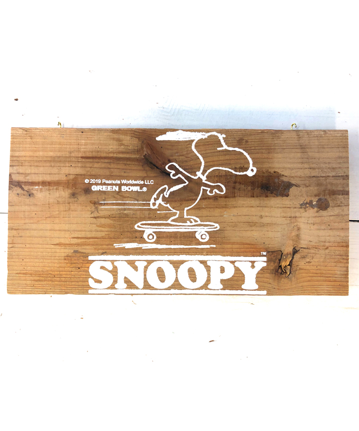 スヌーピー 【SNOOPY】  Vintage Wood Board(SKATE BOARD)