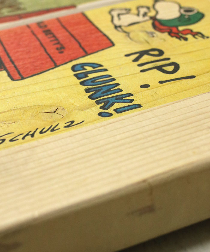 【限定一点】【日本製】スヌーピー【SNOOPY】Vintage Wood Board