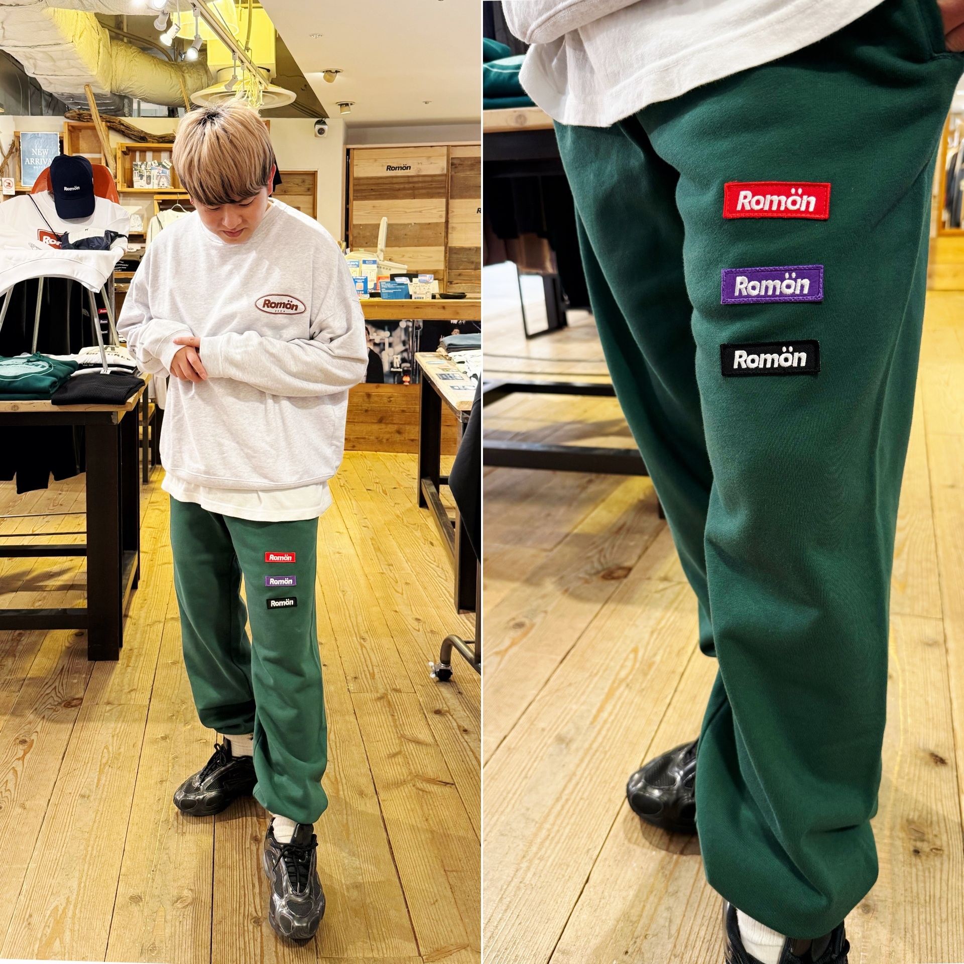 Romön新作☆スタンダードスウェットパンツ