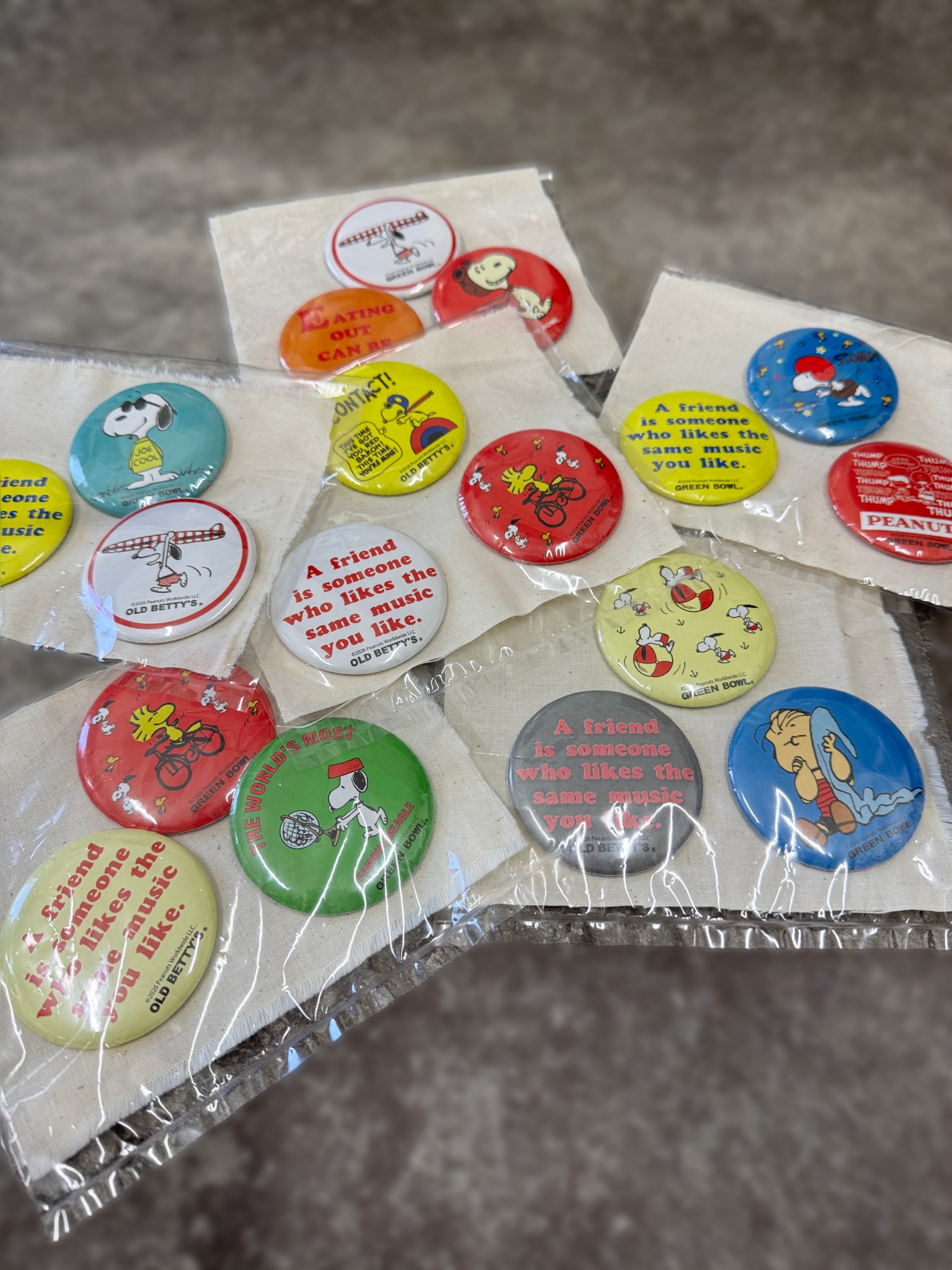 NEW☆スヌーピーCan Badge