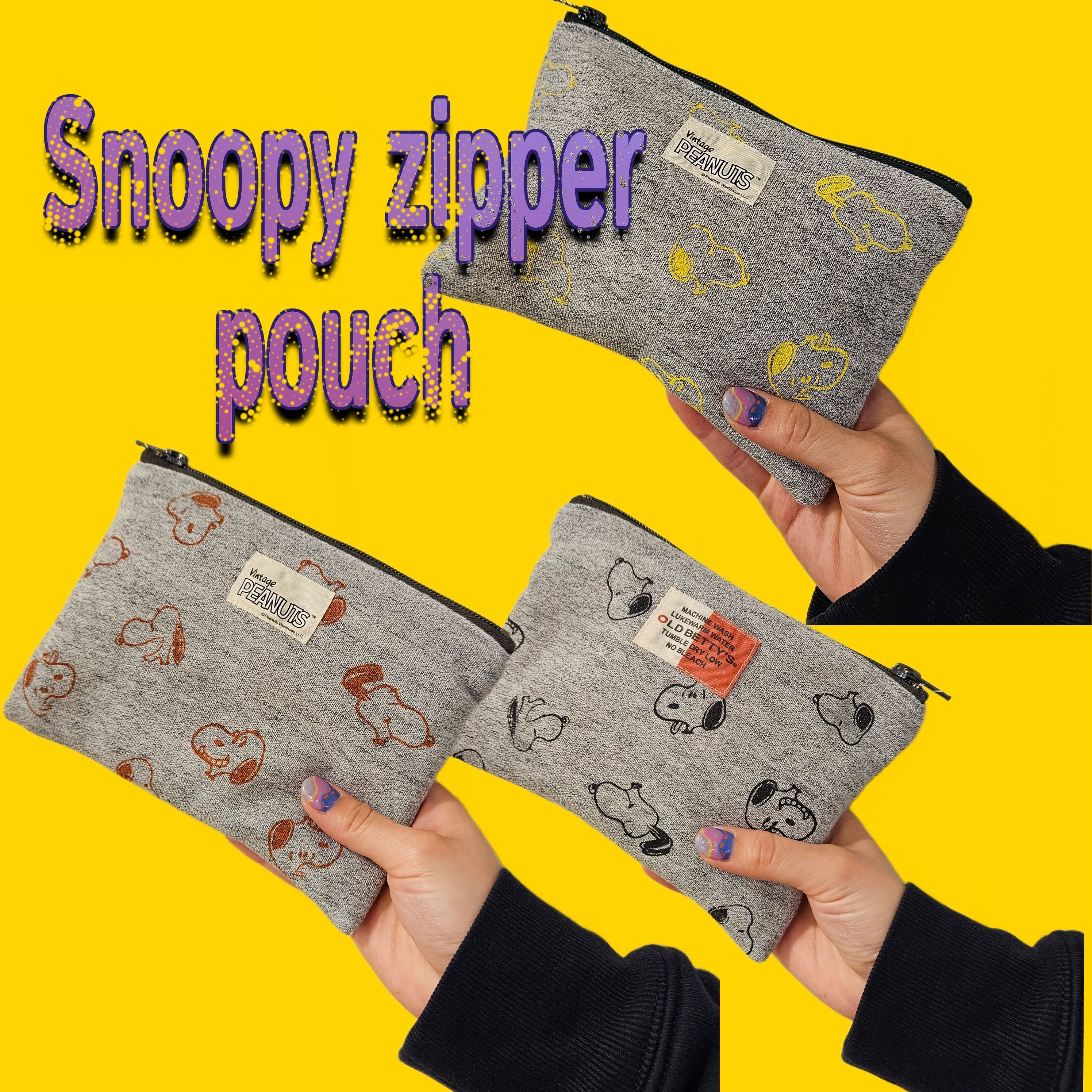 SNOOPY Zipper Pouch